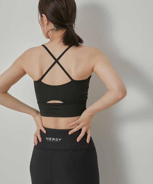 【セール】【水陸両用＆ドライタッチ】セットアイテム シアーレイヤードTシャツ ＆ ブラトップ（その他トップス）｜NERGY（ナージー）