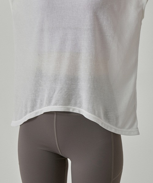 【セール】【水陸両用＆ドライタッチ】セットアイテム シアーレイヤードTシャツ ＆ ブラトップ（その他トップス）｜NERGY（ナージー）