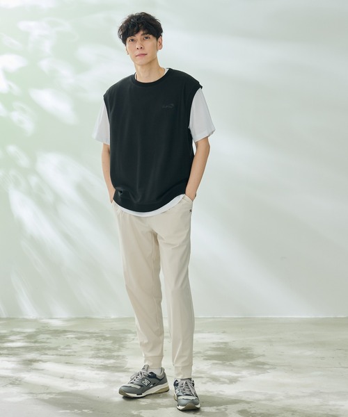 Arnold Palmer（アーノルドパーマー）の「ラクリッチ シェア ジョガーパンツ（その他パンツ・レディース・ネイビー/ブラック/チャコールグレー/アイボリー・XS/S/M/L/LL）」の5枚目の写真