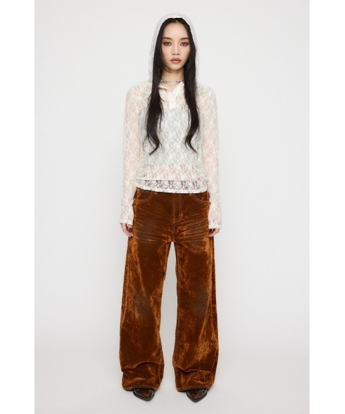 FLOR LACE HOODIE トップス（Tシャツ/カットソー）｜LAGUA GEM