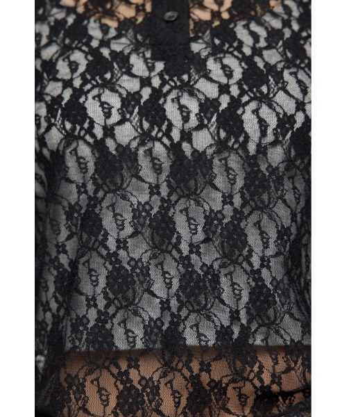 LAGUAGEM FLOR LACE HOODIE トップス LAGUA GEM（ラグアジェム）の「FLOR LACE HOODIE トップス（T