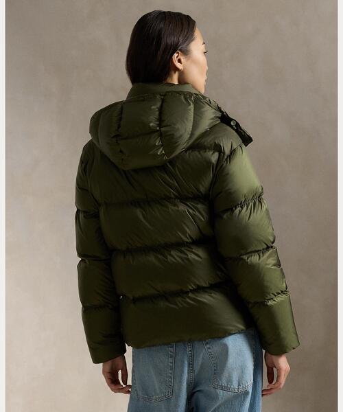 POLO RALPH LAUREN(ポロ ラルフ ローレン)の「ウォーターリペラント キルテッド ダウン ジャケット(ダウンジャケット/コート・レディース・グリーン系1・M/L/XS/S/XXS)」の7枚目の写真