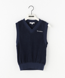 【SPORTY&RICH / スポーティアンドリッチ】SERIF LOGO TERRY VEST