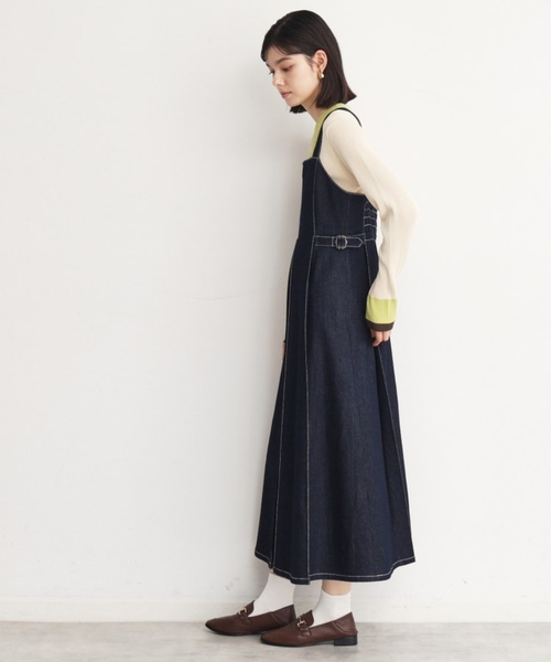 THE SHOP TK （ザ ショップ ティーケー ）の「ストライプ配色リブニット【洗える】（ニット/セーター・レディース・ベージュ系その他7/チャコール/ブラック系4・13/12）」の18枚目の写真