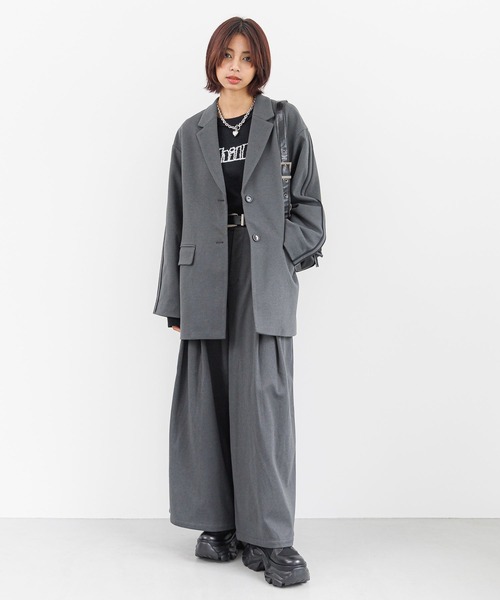 ユニバーサルティシュヘリンボーンタックパンツ セール】ヘリンボーンタックパンツ（スラックス）｜PAGEBOY