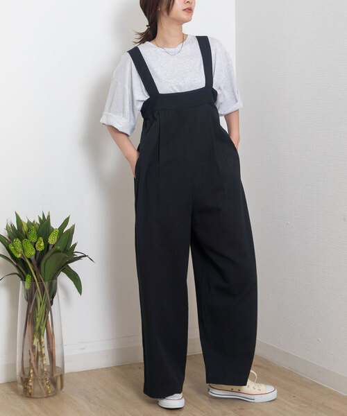 【セール】＜made in INDIA＞ベアトップオールインワン（つなぎ/オールインワン）｜POU DOU DOU（プードゥドゥ） 5,498円