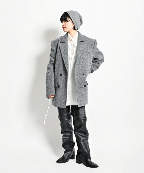 新品タグ付き　24年　CITYSHOP　コットンプルオーバーブラウス CITYSHOP（シティーショップ）の「COTTON PULLOVER ブラウス