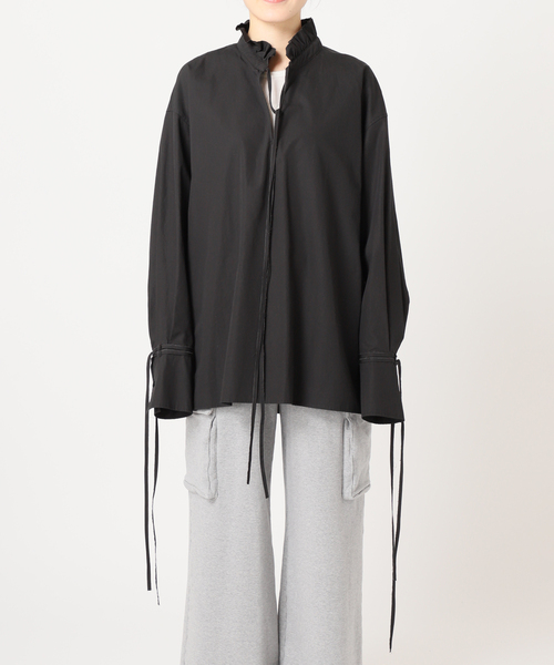 CITYSHOP（シティーショップ）の「COTTON PULLOVER ブラウス（シャツ/ブラウス・レディース・ブラック/ホワイト・FREE）」の18枚目の写真