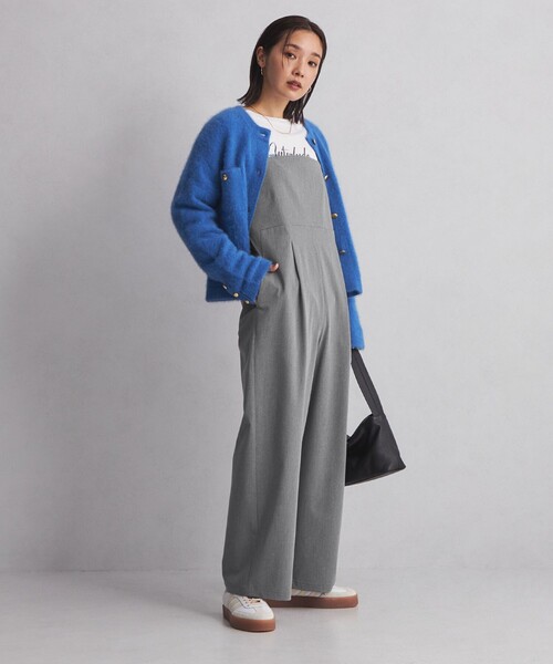 green label relaxing（グリーンレーベルリラクシング）の「【WEB限定】＜at ease＞オルマイ オールインワン（つなぎ/オールインワン・レディース・グレー/ブラック・FREE）」の19枚目の写真