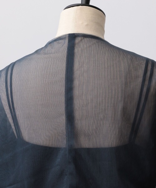 スタッフプロデュース】チュールカシュリボンキャミワンピース