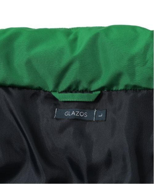 GLAZOS(グラソス)の「【大人向けサイズあり】ファイバーダウンジャケット(ブルゾン・キッズ・グリーン/ブルー/ブラック・S/M/L/LL)」の7枚目の写真