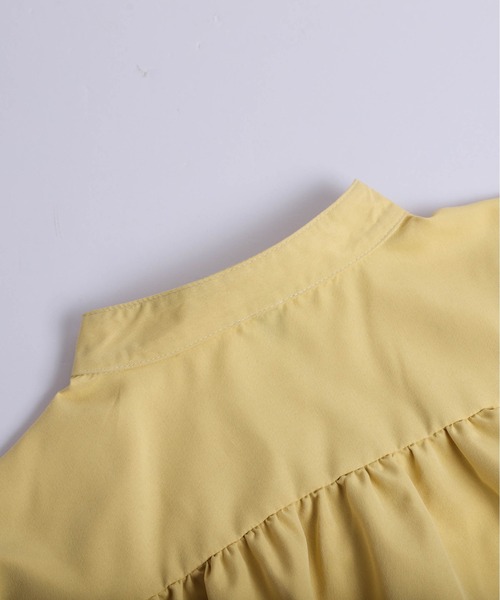 AMELY(エミリー)の「ティアードフリルペプラムブラウス(シャツ/ブラウス・レディース・イエロー/ホワイト/グレイッシュベージュ/ブラック・フリー)」の12枚目の写真