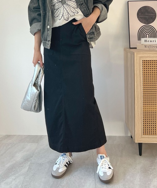 セール】【新色追加】ベイカーロングスカート（スカート）｜Futier