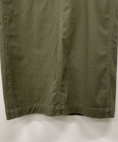 Futier land（フューティアランド）の「【新色追加】ベイカーロングスカート（スカート・レディース・ブラック/カーキ/オフホワイト・MEDIUM/LARGE）」の19枚目の写真