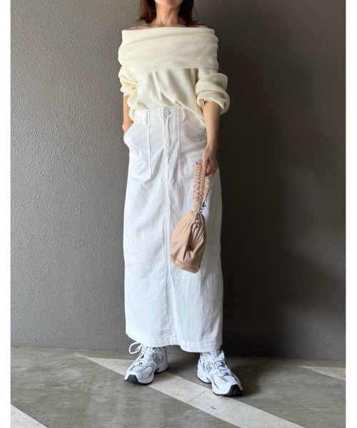 セール】【新色追加】ベイカーロングスカート（スカート）｜Futier