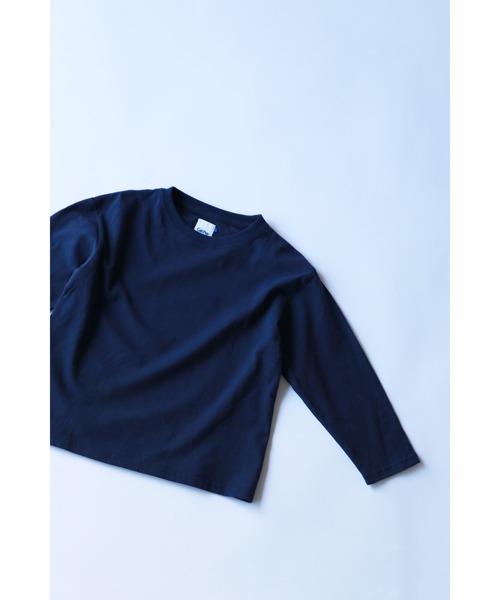 Catchup(ケチャップ)の「【Catchup】バックプリントロングTシャツ(大人サイズ)(Tシャツ/カットソー・レディース・オフホワイト/グリーン/ネイビー・S/M/L)」の6枚目の写真