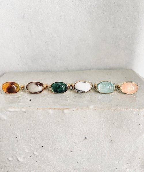 ciite'(シーテ)の「ナチュラリーアースカラー リング(リング・レディース・グリーン/ブルー/ブラウン系その他/ブラウン/ピンク/ホワイト系その他・FREE)」の16枚目の写真