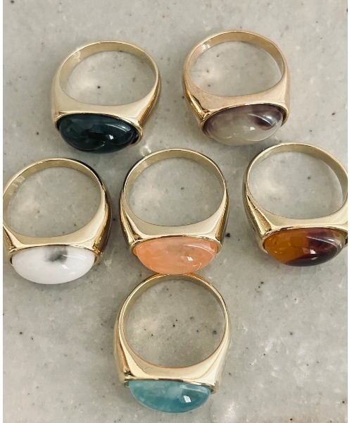 ciite'(シーテ)の「ナチュラリーアースカラー リング(リング・レディース・グリーン/ブルー/ブラウン系その他/ブラウン/ピンク/ホワイト系その他・FREE)」の17枚目の写真