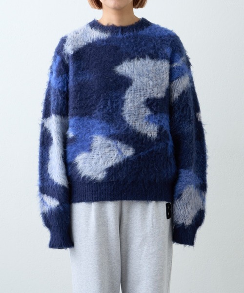 CIAOPANIC TYPY（チャオパニックティピー）の「【UNISEX】総柄モチーフアソートニット/WEB限定（ニット/セーター・メンズ・カーキ/ネイビー/レッド・MEDIUM/LARGE）」の18枚目の写真