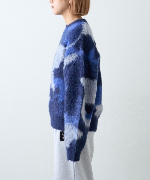 CIAOPANIC TYPY（チャオパニックティピー）の「【UNISEX】総柄モチーフアソートニット/WEB限定（ニット/セーター・メンズ・カーキ/ネイビー/レッド・MEDIUM/LARGE）」の19枚目の写真