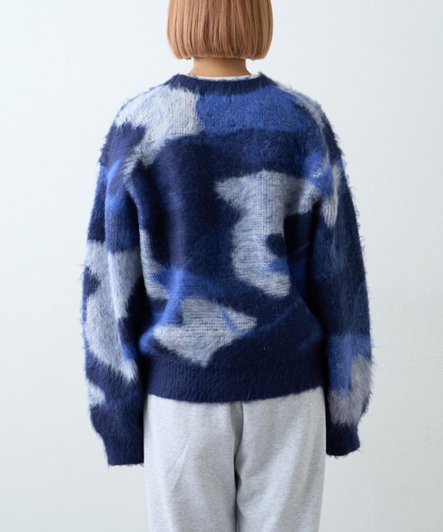 CIAOPANIC TYPY（チャオパニックティピー）の「【UNISEX】総柄モチーフアソートニット/WEB限定（ニット/セーター・メンズ・カーキ/ネイビー/レッド・MEDIUM/LARGE）」の20枚目の写真