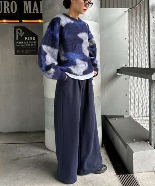 CIAOPANIC TYPY（チャオパニックティピー）の「【UNISEX】総柄モチーフアソートニット/WEB限定（ニット/セーター・メンズ・カーキ/ネイビー/レッド・MEDIUM/LARGE）」の16枚目の写真