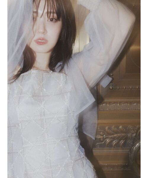 dazzlin（ダズリン）の「レースリボンオフショルドレス（ワンピース