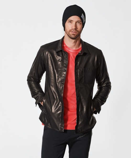 ACANTHUS（アカンサス）の「ACANTHUS: Leather Shirt Jacket