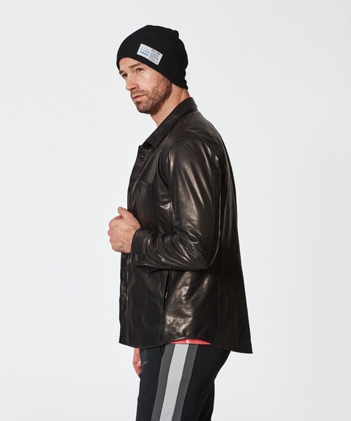 ACANTHUS（アカンサス）の「ACANTHUS: Leather Shirt Jacket