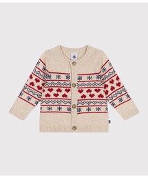 PETIT BATEAU（プチバトー）の「ウール＆コットンカーディガン（カーディガン/ボレロ・キッズ）」
