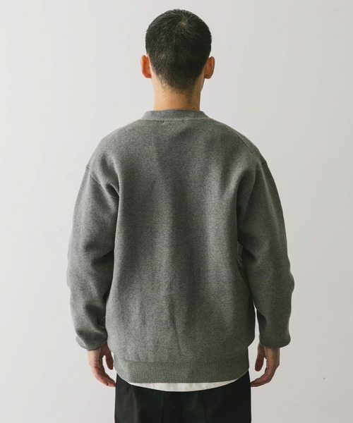 URBAN RESEARCH DOORS(アーバンリサーチドアーズ)の「『洗濯可』ミラノリブ Vネックニット(ニット/セーター・メンズ・グレー/ブラック・MEDIUM/LARGE)」の20枚目の写真