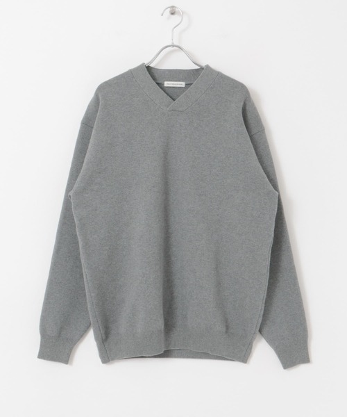 URBAN RESEARCH DOORS(アーバンリサーチドアーズ)の「『洗濯可』ミラノリブ Vネックニット(ニット/セーター・メンズ・グレー/ブラック・MEDIUM/LARGE)」の22枚目の写真
