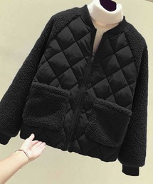 キルティングボアドッキングブルゾン