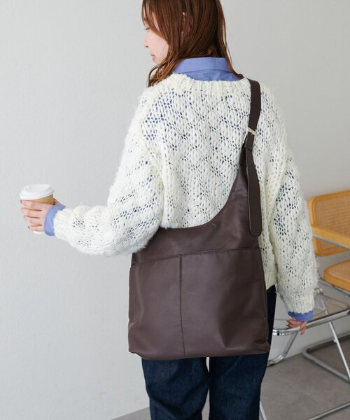 ベルトハンドルビッグホーボーバッグ（トートバッグ）｜DISCOAT