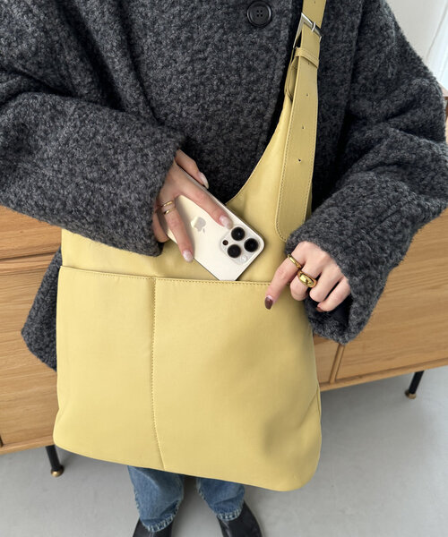 ベルトハンドルビッグホーボーバッグ（トートバッグ）｜DISCOAT