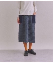 SIPULI | Military Quilted Jacquard リブポケットスカート(スカート)