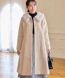 ファー衿 コート」に該当するジャケット/アウターファッション