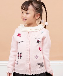 KP（ケーピー）の「ウォッシャブルmimi刺しゅうニットカーディガン(90～140)（カーディガン/ボレロ・キッズ）」
