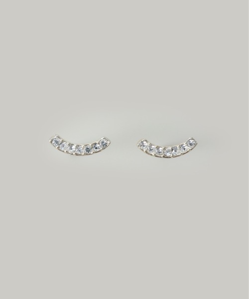 Jolie Toujours(ジョリトゥジュール)の「【金属アレルギー軽減】〈silver925〉アーチスタッドピアス(ピアス(両耳用)・レディース・シルバー・FREE)」の1枚目の写真