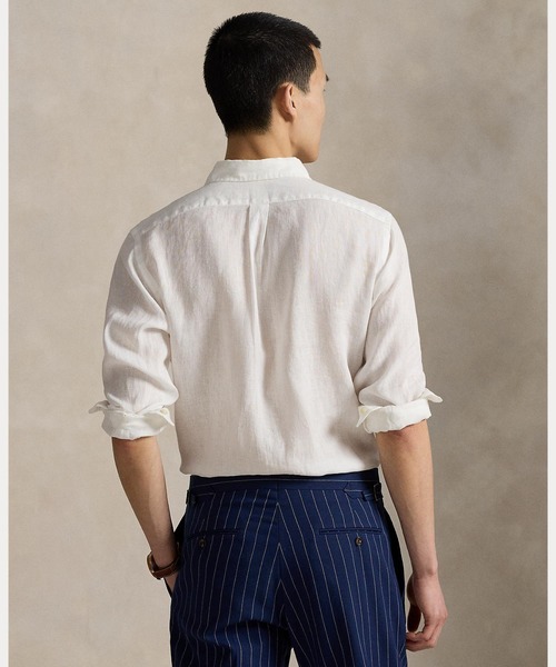 クラシック フィット リネン シャツ（シャツ/ブラウス）｜POLO RALPH