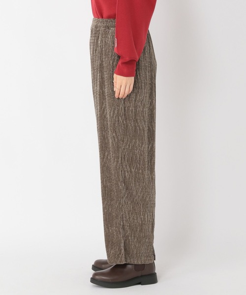 studio CLIP（スタディオクリップ）の「ポコポコベロアイージーパンツ[プチ・プラスサイズあり]（その他パンツ・レディース・モカ/スモーク・FREE）」の10枚目の写真