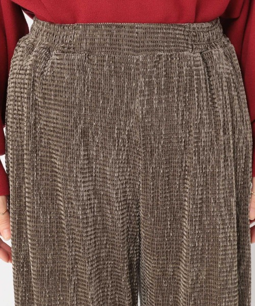 studio CLIP（スタディオクリップ）の「ポコポコベロアイージーパンツ[プチ・プラスサイズあり]（その他パンツ・レディース・モカ/スモーク・FREE）」の12枚目の写真