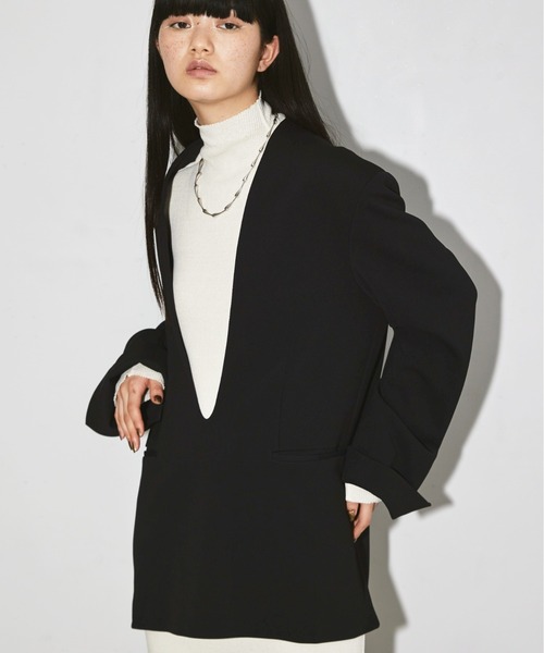 ノーカラージャケット ノーカラージャケット 
