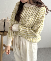 ikka | ケーブルニットプルオーバー(ニット/セーター)