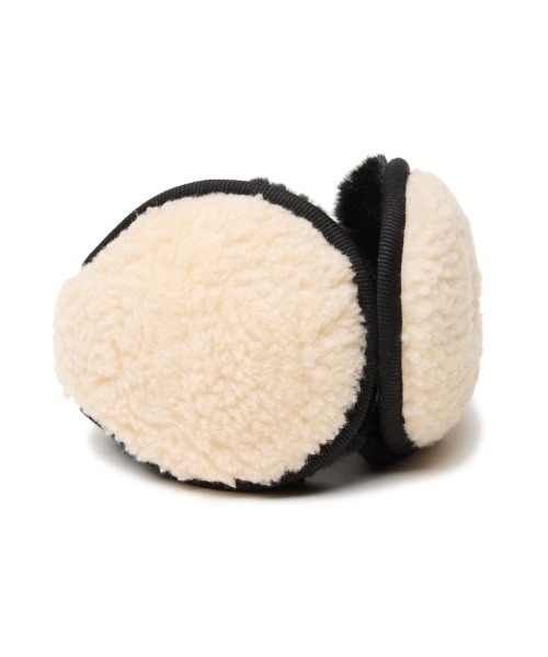 NEW ERA（ニューエラ）の「NEW ERA/ニューエラ イヤーマフ ボアフリース 防寒 14311566/14311567/14682553（イヤーマフ・メンズ・ブラック/ベージュ/オフホワイト・FREE）」の6枚目の写真