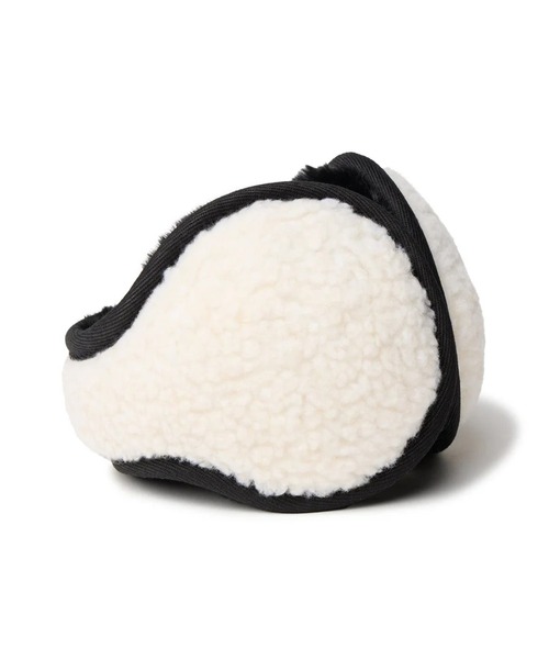 NEW ERA（ニューエラ）の「NEW ERA/ニューエラ イヤーマフ ボアフリース 防寒 14311566/14311567/14682553（イヤーマフ・メンズ・ブラック/ベージュ/オフホワイト・FREE）」の12枚目の写真