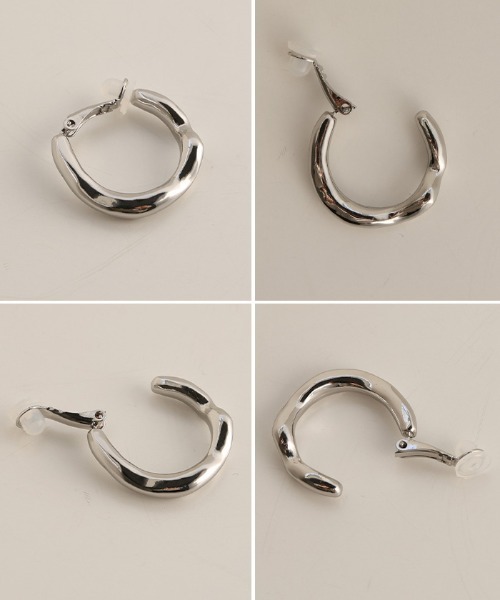 select MOCA（セレクトモカ）の「ニュアンスフープイヤリング（イヤリング・レディース・シルバー/ゴールド・FREE）」の19枚目の写真