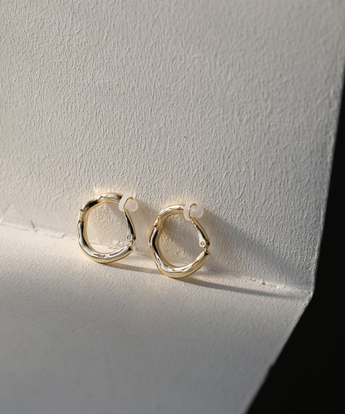 select MOCA（セレクトモカ）の「ニュアンスフープイヤリング（イヤリング・レディース・シルバー/ゴールド・FREE）」の6枚目の写真
