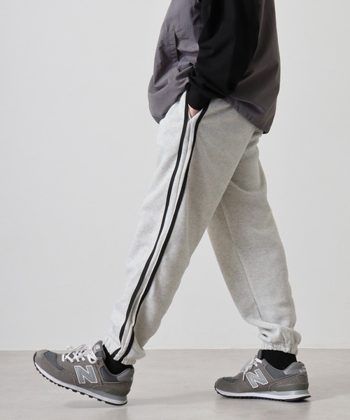 FUNALIVE(ファンアライブ)の「Fleece-lined sweatpants / 裏起毛 スウェットパンツ unisex(スウェットパンツ・メンズ・オートミール/ヘザーチャコール/グレイッシュベージュ/ブラック・M/L/XL)」の4枚目の写真