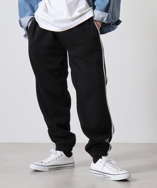 FUNALIVE(ファンアライブ)の「Fleece-lined sweatpants / 裏起毛 スウェットパンツ unisex(スウェットパンツ・メンズ・オートミール/ヘザーチャコール/グレイッシュベージュ/ブラック・M/L/XL)」の2枚目の写真
